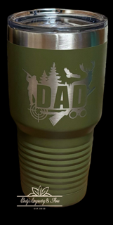 30 & 20 oz The Beast Engraved Tumbler