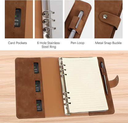 Leatherette A5 6 Ring Binder