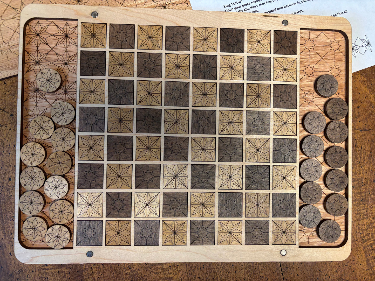 Checkers Game Board