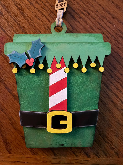 Hand Painted Christmas Gift Card Holders