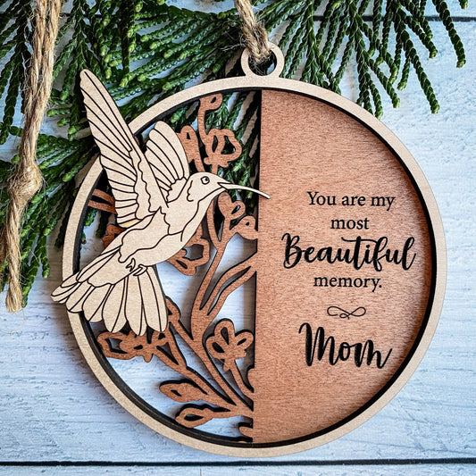 Remembrance Hummingbird Ornament or Magnet