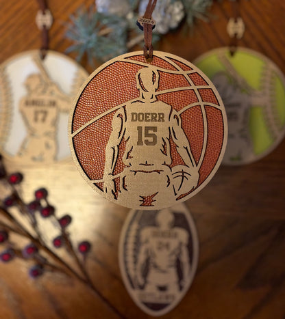 Sport Ornaments / FREE SHIPPING