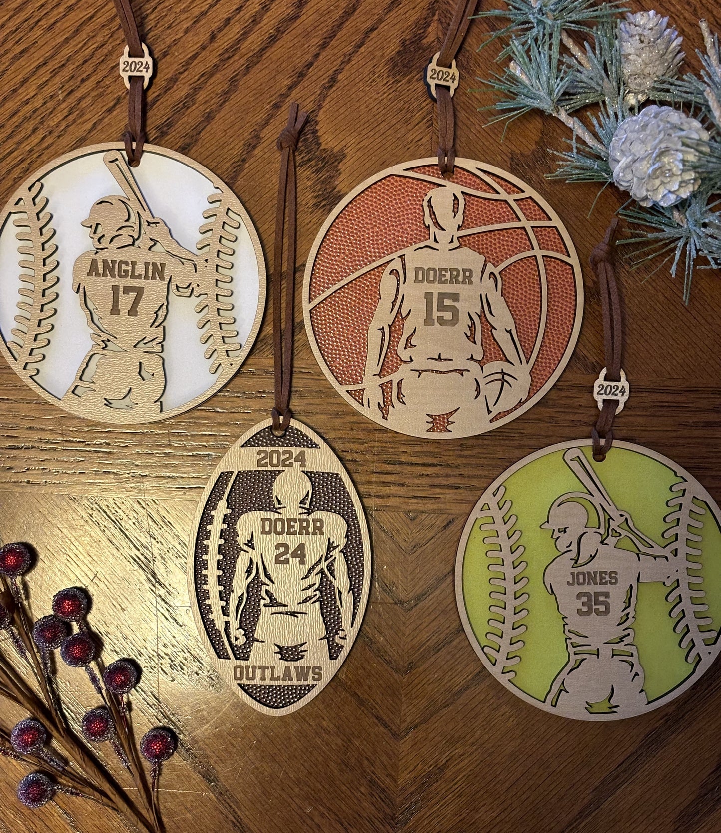 Sport Ornaments / FREE SHIPPING