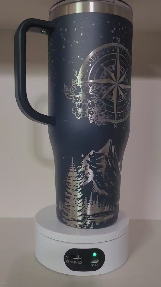 40 oz Not All Who Wander Are Lost Tumbler