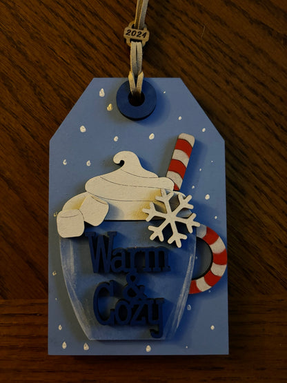 Hand Painted Christmas Gift Card Holders