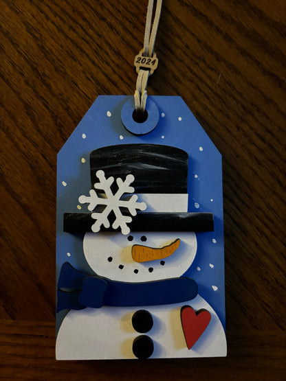 Hand Painted Christmas Gift Card Holders